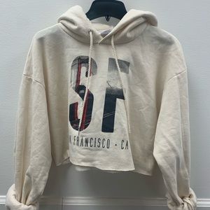 SF Cropped Hoodie